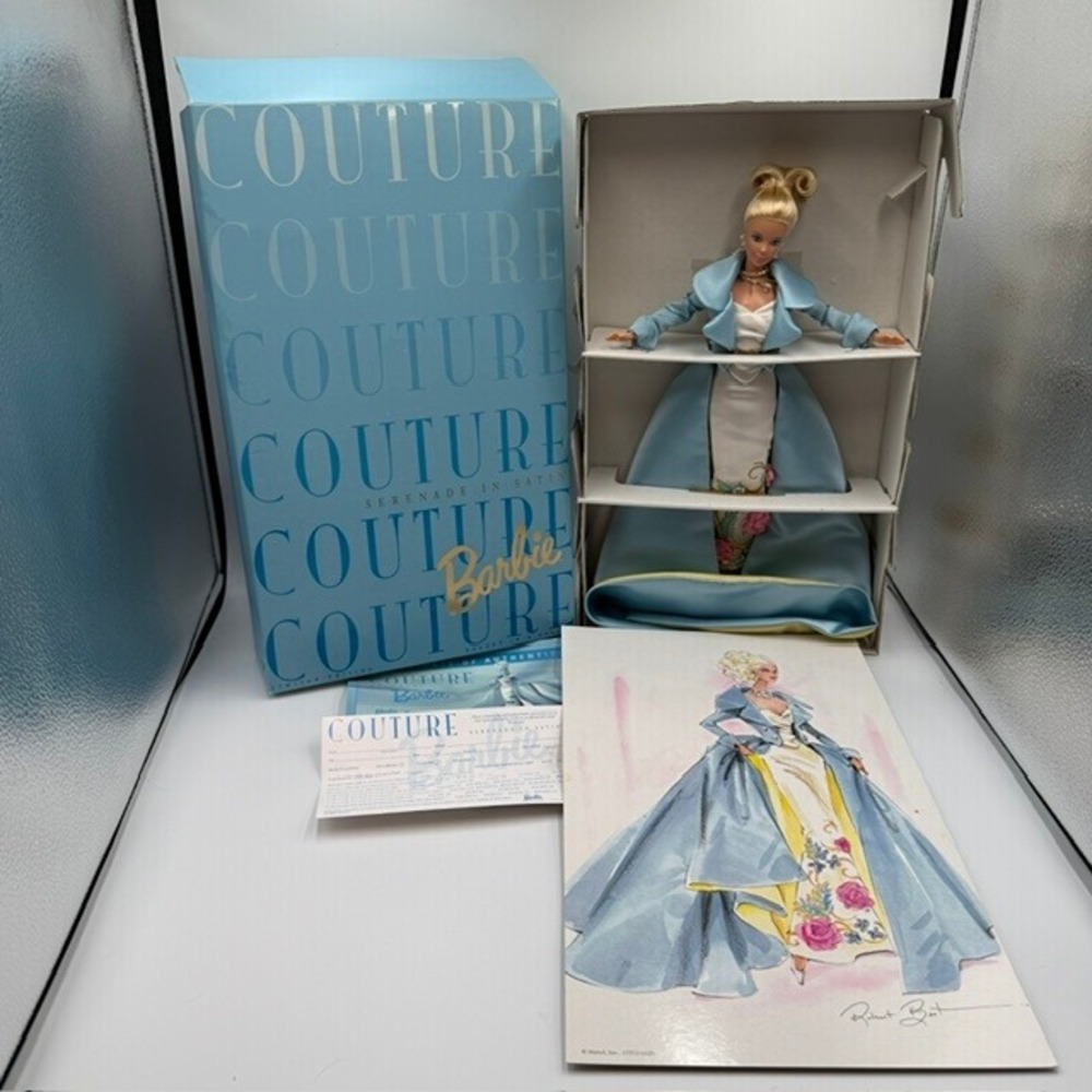 Mattel Serenade in Satin Barbie Couture Collection Limited Edition 1997 17557 - Picture 8 of 9